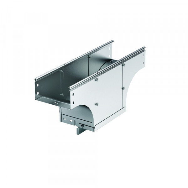 Ответвитель DKC S5 Combitech, Т-образн., вертикальный, 50х400 мм (ВхШ), длина: 660 мм, с перфорацией, для металлических лотков, толщина: 0,8 мм, сталь, покрытие: м. Сендзимира, с комплектом крепежа