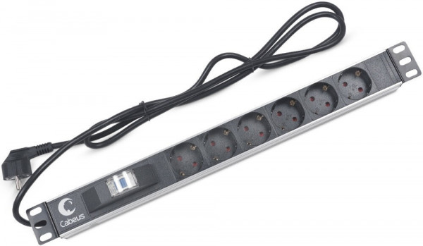 Блок розеток Cabeus PDU-6P-B-2EU