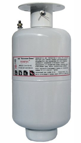 Модуль порошкового пожаротушения с комбинированным запуском МПП(Н-С3)-2(п)-И-ГЭ-У2 (Тунгус)