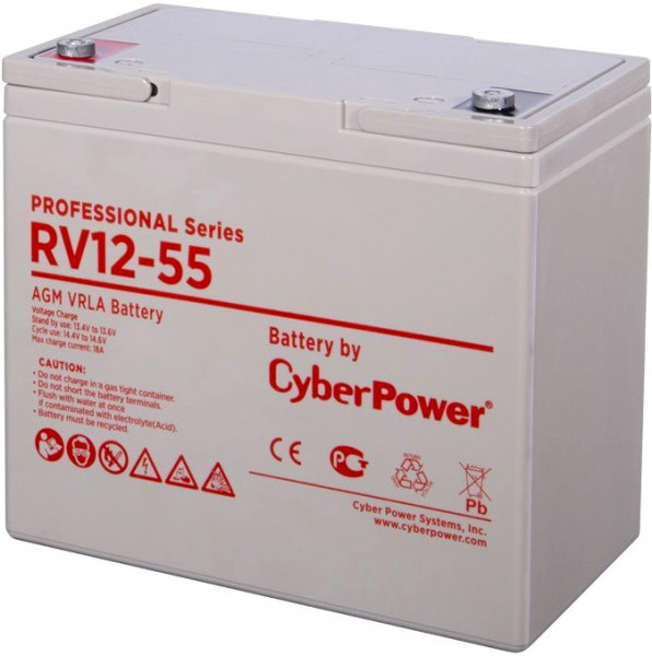Аккумуляторная батарея CyberPower RV 12-55