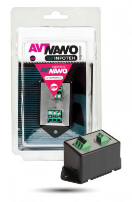 Подавитель помех в AHD/CVI/TVI AVT-Nano UTP Suppressor