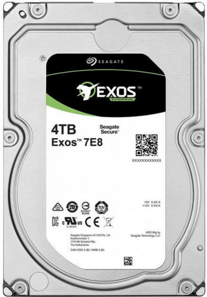 Жёсткий диск 4Tb SATA-III Seagate Exos 7E8 (ST4000NM000A)