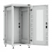 Шкаф телекоммуникационный напольный TLK Lite II, IP20, 24U, 1242х600х800 мм (ВхШхГ), дверь: перфорация, задняя дверь: металл, боковая панель: сплошная съемная, разборный, цвет: серый, (TFI-246080-PMMM-R-GY)