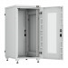 Шкаф телекоммуникационный напольный TLK Lite II, IP20, 24U, 1242х600х800 мм (ВхШхГ), дверь: перфорация, задняя дверь: металл, боковая панель: сплошная съемная, разборный, цвет: серый, (TFI-246080-PMMM-R-GY)