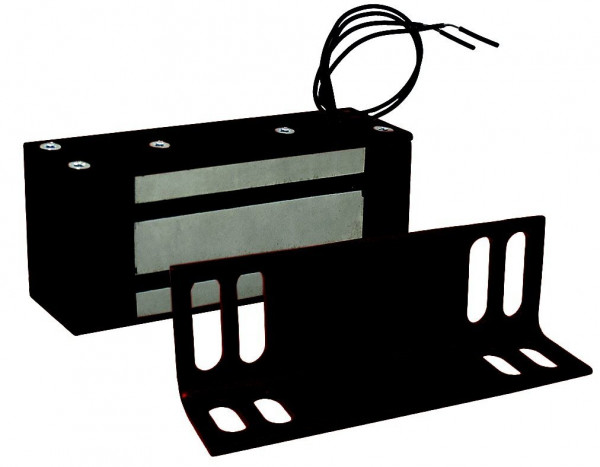 Замок электромагнитный М1-500 с уголком (черный)