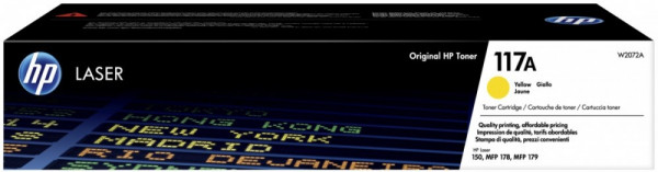 Картридж HP W2072A (№117A) Yellow
