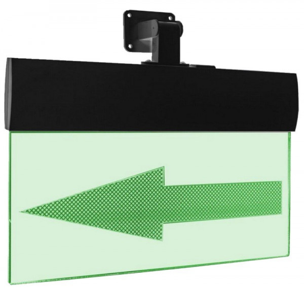 Оповещатель охранно-пожарный световой (табло) М-220 РИП ULTRA Стрелка вправо,черный корпус, универсальное крепление