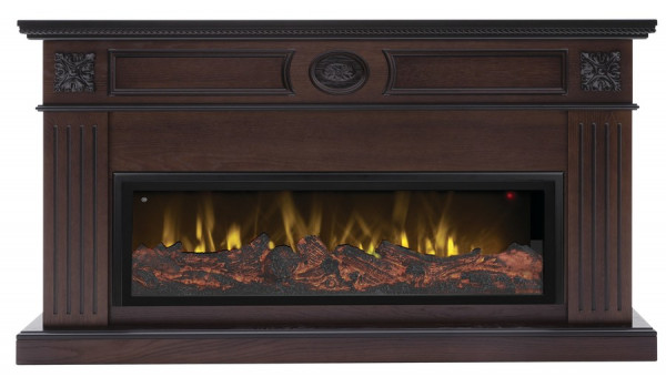 Линейный электрокамин Real-Flame Siena BV/42 (AO-215) с очагом Beverly 1000