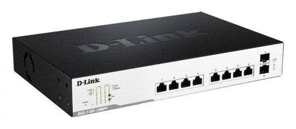 Коммутатор D-Link, DGS-1100-10MPP/B1A