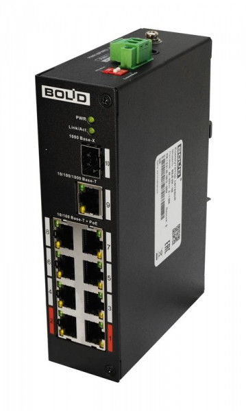 Коммутатор 8-портовый неуправляемый BOLID SW-108 версия 3