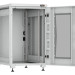 Шкаф телекоммуникационный напольный TLK Lite II, IP20, 18U, 975х600х800 мм (ВхШхГ), дверь: стекло, задняя дверь: металл, боковая панель: сплошная съемная, разборный, цвет: серый, (TFI-186080-GMMM-R-GY)