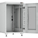 Шкаф телекоммуникационный напольный TLK Lite II, IP20, 18U, 975х600х800 мм (ВхШхГ), дверь: стекло, задняя дверь: металл, боковая панель: сплошная съемная, разборный, цвет: серый, (TFI-186080-GMMM-R-GY)