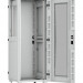 Шкаф телекоммуникационный напольный TLK Lite II, IP20, 33U, 1642х600х600 мм (ВхШхГ), дверь: стекло, задняя дверь: металл, боковая панель: сплошная, 2 части, разборный, цвет: серый, (TFI-336060-GHMH-R-GY)