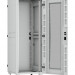 Шкаф телекоммуникационный напольный TLK Lite II, IP20, 33U, 1642х600х600 мм (ВхШхГ), дверь: стекло, задняя дверь: металл, боковая панель: сплошная, 2 части, разборный, цвет: серый, (TFI-336060-GHMH-R-GY)