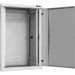 Шкаф телекоммуникационный настенный TLK Classic II, 19", 18U, 904х600х450 мм (ВхШхГ), дверь: стекло, боковая панель: сплошная съемная, разборный, цвет: серый