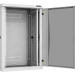 Шкаф телекоммуникационный настенный TLK Classic II, 19", 18U, 904х600х450 мм (ВхШхГ), дверь: стекло, боковая панель: сплошная съемная, разборный, цвет: серый