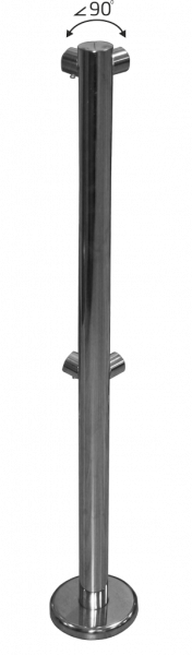 Угловая стойка ограждения SOT-3-25М