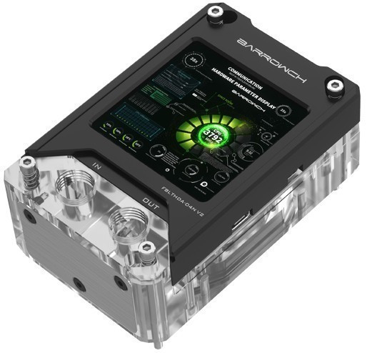 Водоблок для процессора Barrowch FBLTHDA-04N V2 Acryl Black