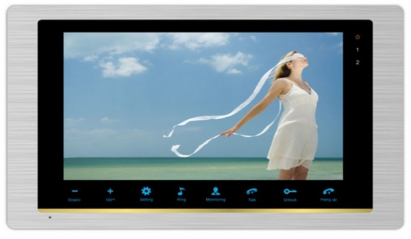 Монитор видеодомофона цветной VM-10 (серебро)