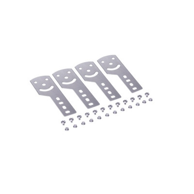 Соединитель DKC S5 Combitech, шарнирн., для металлических лотков, 32х98х128 (ШхВхД), сталь, покрытие: м. Сендзимира, упаковка: 4 шт, метизы в комплекте