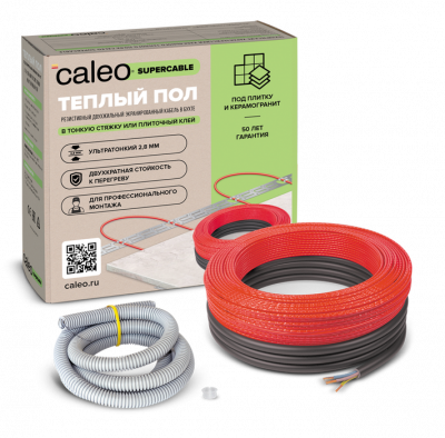 Нагревательный кабель Caleo Supercable 18W-120