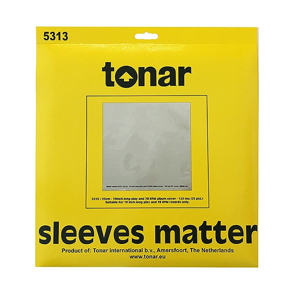 Конверты Tonar LP – 10 INCH OUTER SLEEVES (25 PCS./PACK) 125 MU HD