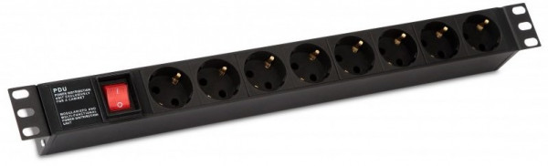 Блок розеток 19' SHE19-8SH-S-IEC