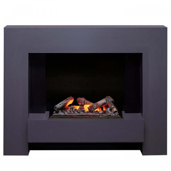 Электрокамин с широким очагом 3D Dimplex Tokyo Graphite Grey с очагом Cassette 600