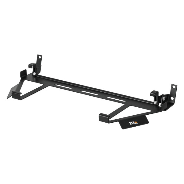 Полка клавиатурная TLK, неперфорированная, откидная, 1U, 52х479х211 мм (ВхШхГ), для шкафов и стоек, с комплектом крепежа, цвет: чёрный