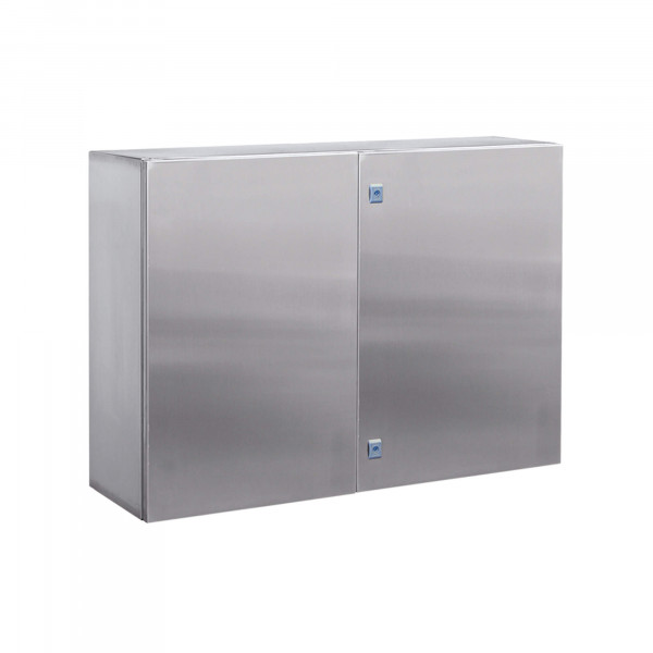 Шкаф электротехнический настенный DKC STH, IP66, 1000х1000х300 мм (ВхШхГ), монтажая панель: 1000х1000 (ВхШ), дверь: двойная распашная, металл, корпус: aisi 304, цвет: серый, замок, без ручки, (R5STH1013-304)