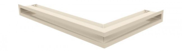 Вентиляционная решетка Kratki Люфт угловая левая бежевая LUFT/NL/6/40/45S/K