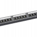 Коммутационная патч-панель телефонная Cabeus, 19", 1HU, портов: 25 х RJ11(6P4C), универсальная, неэкр., порты в 1 ряд, цвет: чёрный, (PL-25-TEL-Toolless)