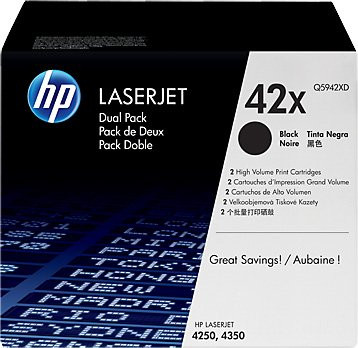 Картридж HP Q5942XD (№42X) Black