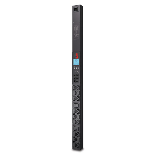 Блок силовых розеток APC Rack PDU, IEC 60320 С13 х 18, IEC 60320 С19 х 2, 902х56х44 мм (ВхШхГ), с приборами учета, чёрный