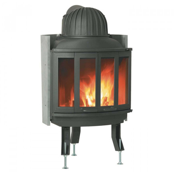 Фронтальная дровяная топка Nordpeis NI-25 складные дверцы
