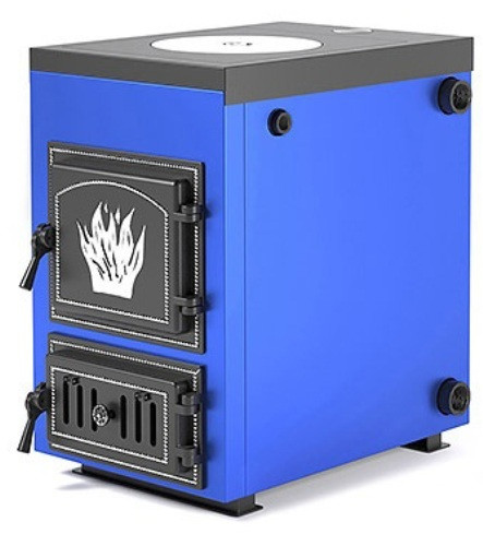 Твердотопливный котел Везувий Эльбрус-14П (с чугунной плитой)