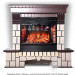 Каменный камин (портал+очаг) InterFlame Exter / Экстер с очагом Panoramic 25 LED FX QZ