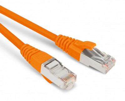 Шнур коммутационный Hyperline, кат. 6, экр., SF/UTP, RJ45/RJ45, d 6,2 1.5м, LSZH, AWG26 оранжевый, (PC-LPM-SFTP-RJ45-RJ45-C6-1.5M-LSZH-OR)