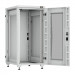 Шкаф телекоммуникационный напольный TLK Lite II, IP20, 24U, 1242х600х800 мм (ВхШхГ), дверь: стекло, задняя дверь: металл, боковая панель: сплошная съемная, разборный, цвет: серый, (TFI-246080-GMMM-R-GY)
