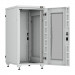 Шкаф телекоммуникационный напольный TLK Lite II, IP20, 24U, 1242х600х800 мм (ВхШхГ), дверь: стекло, задняя дверь: металл, боковая панель: сплошная съемная, разборный, цвет: серый, (TFI-246080-GMMM-R-GY)
