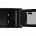 Шкаф телекоммуникационный настенный TLK Lite, 19", 6U, 303х600х450 мм (ВхШхГ), дверь: стекло, боковая панель: сплошная съемная, разборный, цвет: чёрный