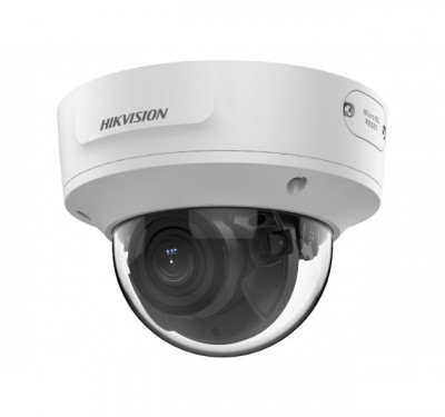 Сетевая IP видеокамера HIKVISION, купольная, улица, 4Мп, 1/3’, 2688×1520, ИК, цв:0,005лк, об-в:2,8-12мм, DS-2CD2743G2-IZS