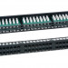 Коммутационная патч-панель Cabeus, 19", 1HU, портов: 48 х RJ45, кат. 5е, неэкр., порты в 2 ряда, цвет: чёрный, (PLHD-48-Cat.5e-Dual)