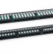 Коммутационная патч-панель Cabeus, 19", 1HU, портов: 48 х RJ45, кат. 5е, неэкр., порты в 2 ряда, цвет: чёрный, (PLHD-48-Cat.5e-Dual)