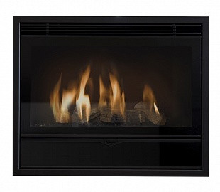 Встраиваемый газовый камин Karma ELEGANCE 77 EXCLUSIVE Medium line 30 anthracite metallic PB