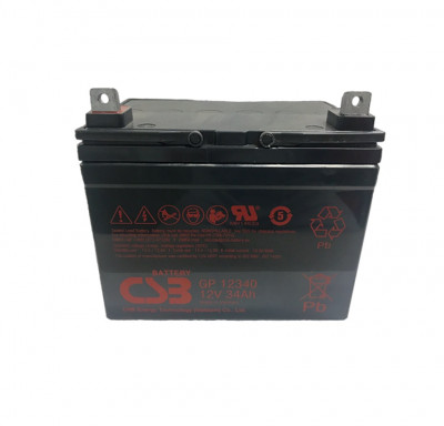 Аккумулятор для ИБП CSB Battery GP, 154,8х130х195,6 мм (ВхШхГ),  необслуживаемый свинцово-кислотный,  12V/34 Ач, (GP 12340)