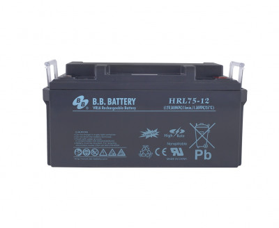 Аккумулятор для ИБП B.B.Battery HRL, 174х166х350 мм (ВхШхГ),  необслуживаемый электролитный,  12V/73 Ач, (BB.HRL 75-12)