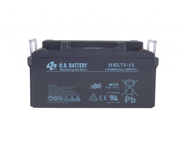 Аккумулятор для ИБП B.B.Battery HRL, 174х166х350 мм (ВхШхГ),  необслуживаемый электролитный,  12V/73 Ач, (BB.HRL 75-12)