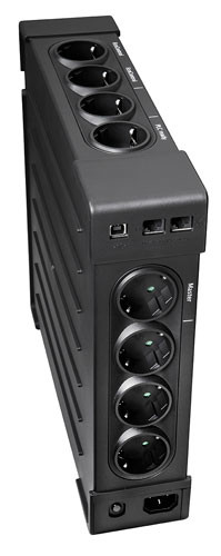 ИБП Eaton Ellipse ECO, 1600ВА, usb кабель в комплекте, линейно-интерактивный, универсальный, 81х312х305 (ШхГхВ), 230V, 2U,  однофазный, Ethernet, (EL1600USBDIN)