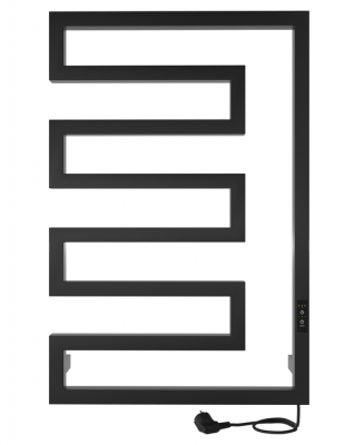 Электрический полотенцесушитель INDIGO Rodos (el) 80/50 Черный муар